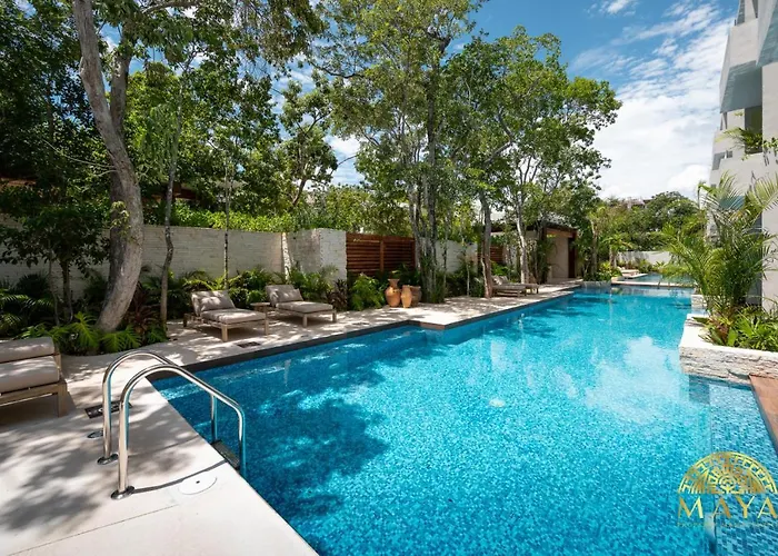 Nhoa 107a Lux 2br Pool Access In Aldea Zama * Tulum