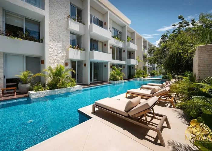 Nhoa 107a Lux 2br Pool Access In Aldea Zama Ferienhaus