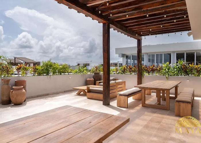 Nhoa 107a Lux 2br Pool Access In Aldea Zama Ferienhaus *